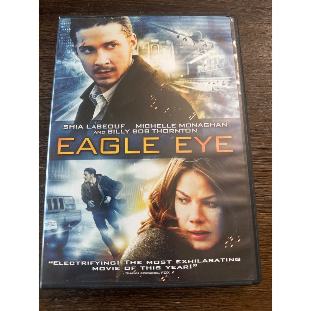 Eagle Eye DVD Shia LaBeouf Michelle Monaghan‎ Action Thriller Widescreen 2008